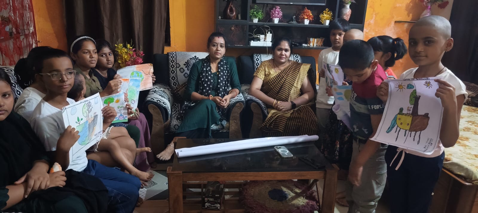 विश्व पर्यावरण दिवस पर सशक्त नारी फाउंडेशन ने आयोजित की चित्रकला प्रतियोगिता